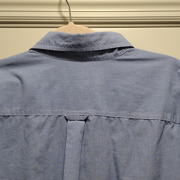 Chaps xxl short sleeve button down shirt blue - Picture 3 of 7